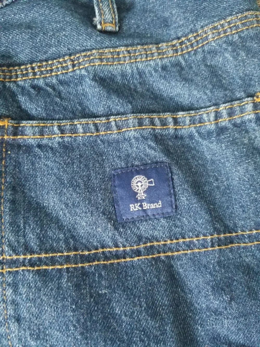 RK Brand Cargo Blue Jean Shorts Men's 38